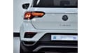Volkswagen T ROC EXCELLENT DEAL for our Volkswagen T-ROC ( 2021 Model ) in White Color GCC Specs