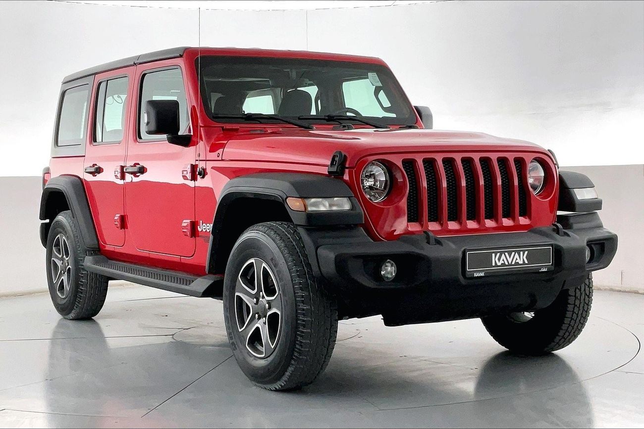 جيب رانجلر Sport Unlimited | سنة ضمان مجانية | نسبة التمويل 1.99% | خالية من أضرار الفيضانات