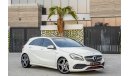 مرسيدس بنز A 250 AMG | 1,743 P.M | 0% Downpayment | Full Option | Low Mileage!