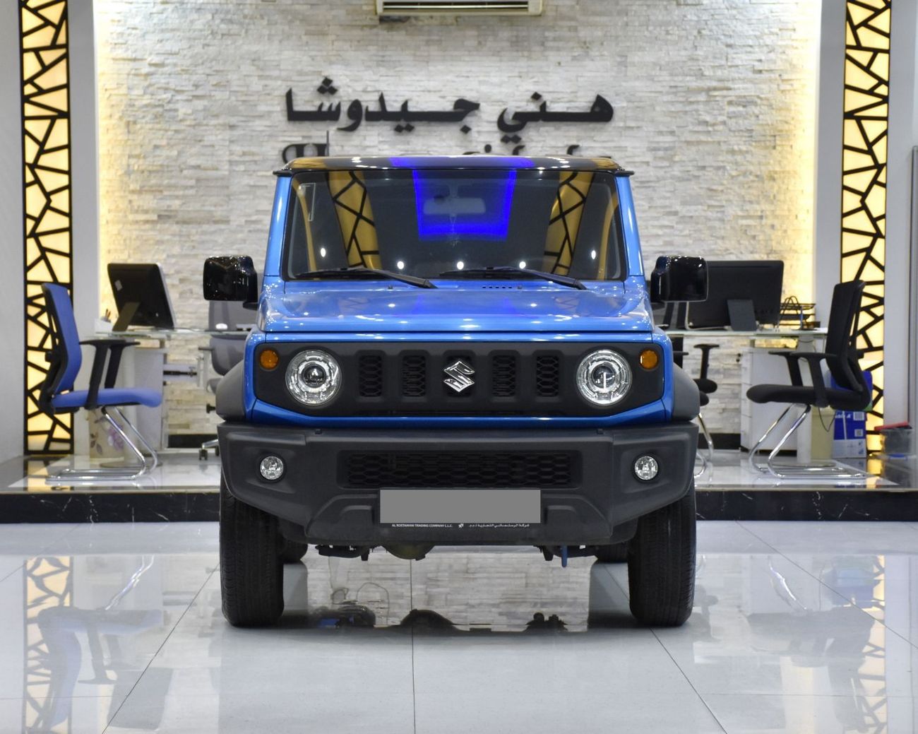 Suzuki Jimny EXCELLENT DEAL for our Suzuki Jimny ( 2023 Model ) in Blue Color GCC Specs