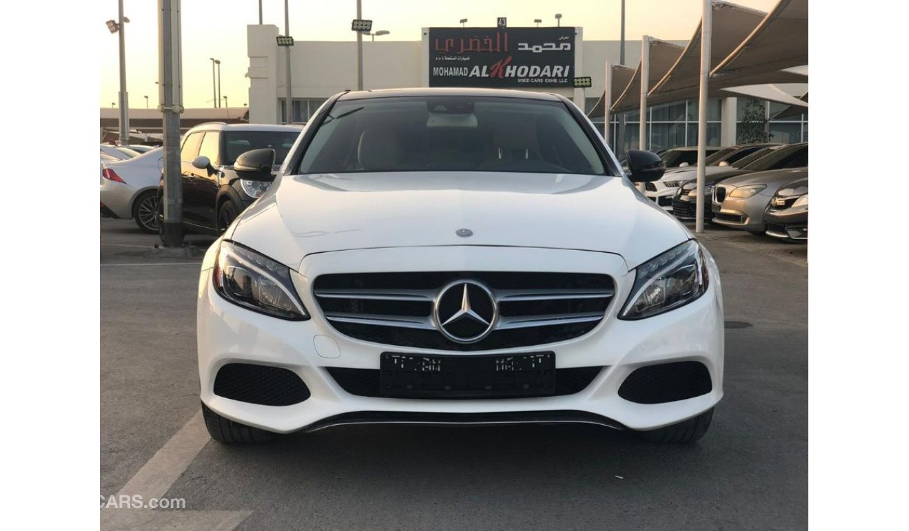 مرسيدس بنز C 300 مرسيدس c300-موديل 2016-وارد -حساسات -نفيكشن-شاشة -فتحة سقف-تبريد وتسخين مقاعد