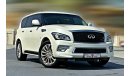 Infiniti QX80 EXCELLENT CONDITION - GCC - FULL OPTION - BANK FINANCE FACILITY - WARRANTY