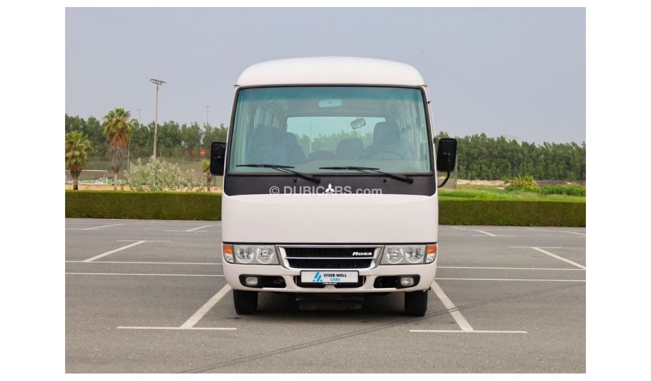 Mitsubishi Rosa 2021 - 26 Seater Bus - M/T Diesel - Excellent Safety Features - GCC Specs - Book Now