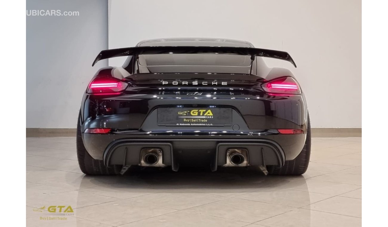 بورش كايمان جي تي ٤ 2020 Porsche GT4 Black Edition, Porsche warranty till 12/2022 Full-Service History, GCC