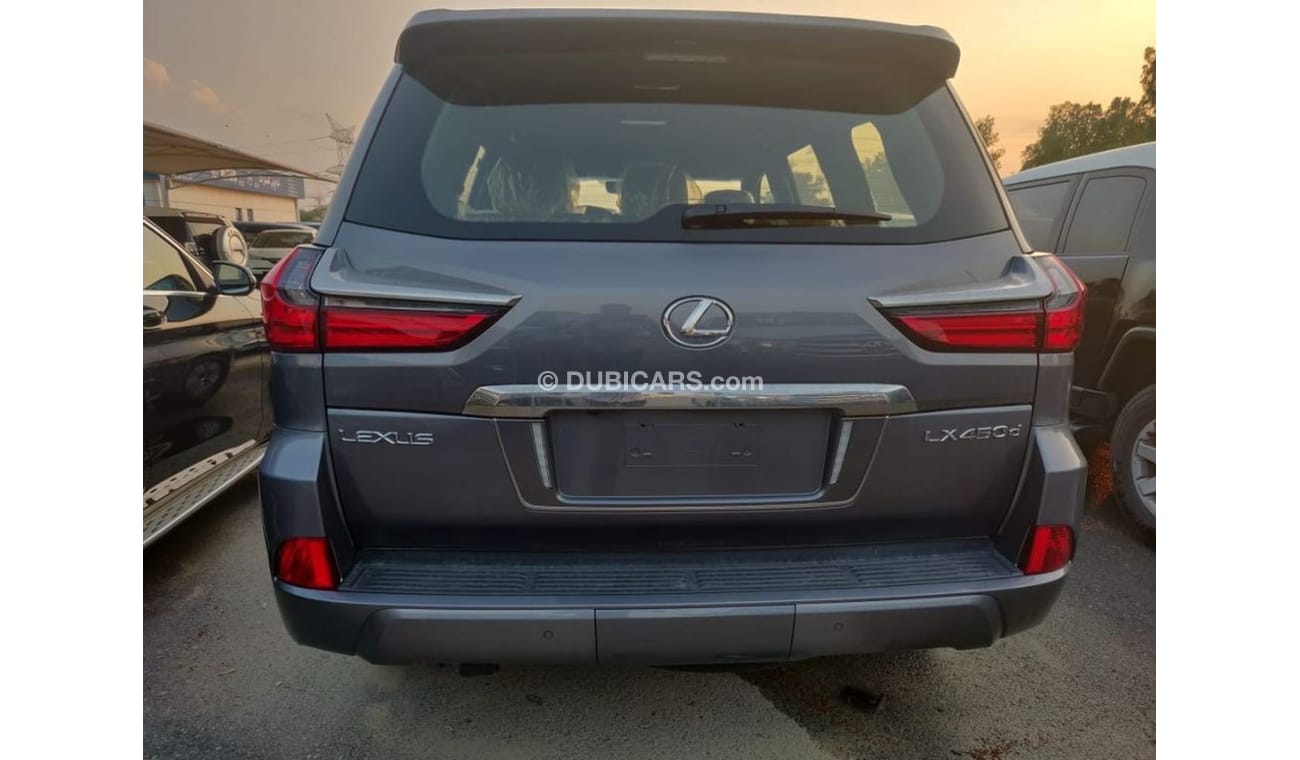Lexus LX 450 LX450D Diesel Gray with red interior
