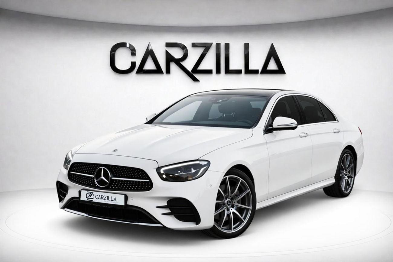 Mercedes-Benz E200 2.0L AED 3,427 / Monthly l 0% Down Payment l E200 AMG l Gargash Warranty till 2028