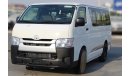 Toyota Hiace 15Seater 2.5L diesel 2019 model with rear A/C available for export.