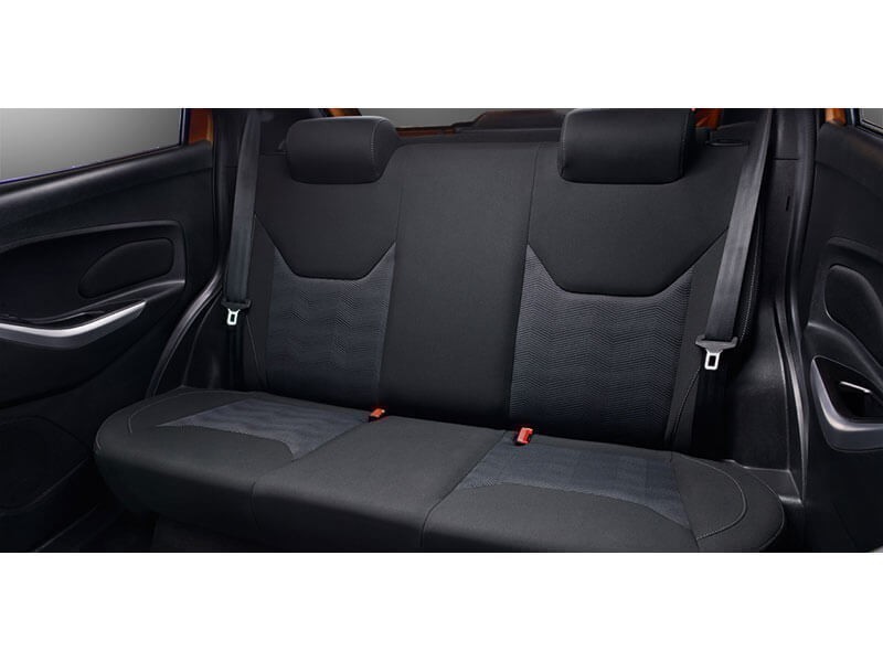 Ford Figo interior - Rear Seats