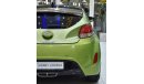 Hyundai Veloster EXCELLENT DEAL for our Hyundai Veloster 1.6L ( 2015 Model ) in Green Color GCC Specs