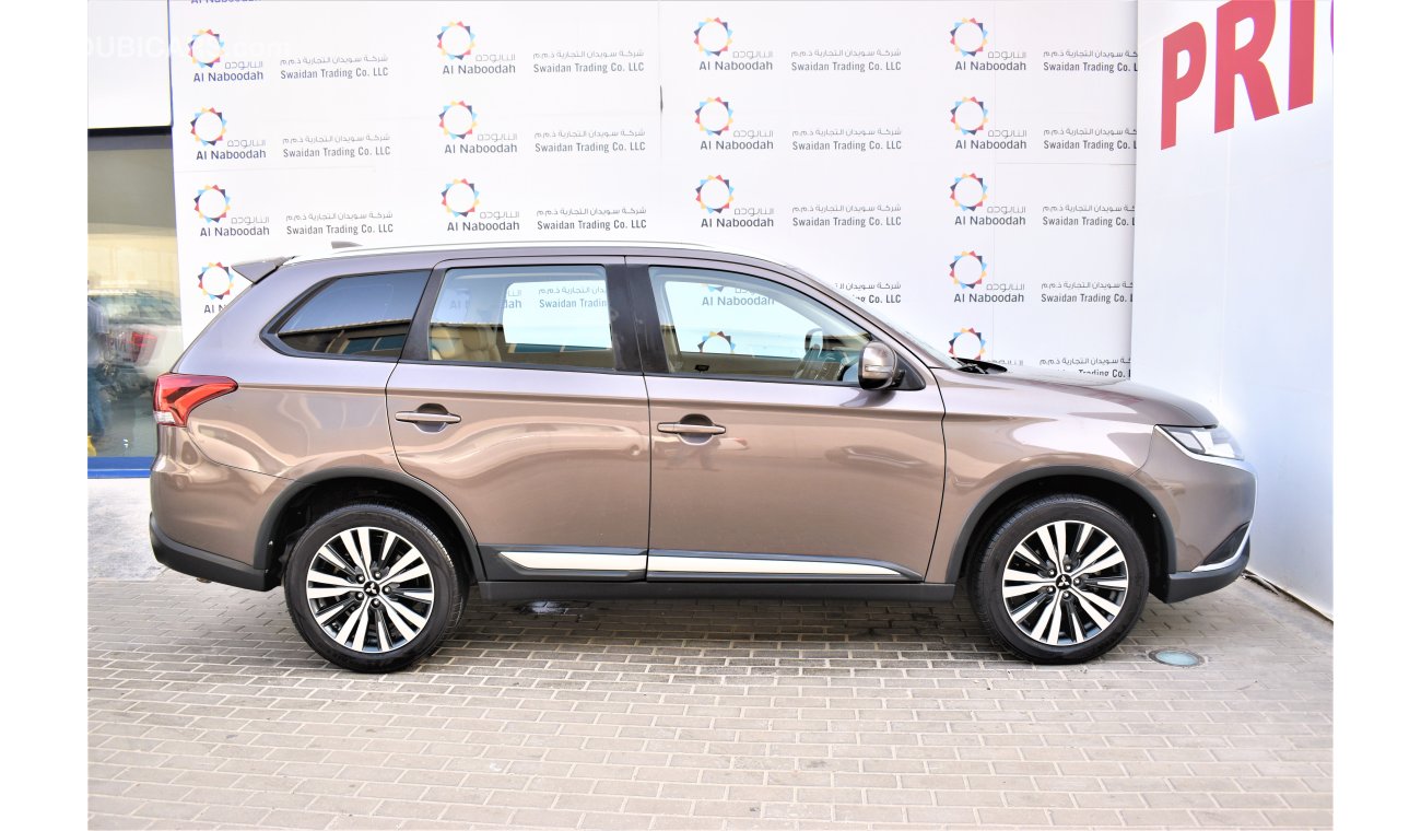 Mitsubishi Outlander AED 1370 PM | 2.4L GLX 4WD GCC WARRANTY