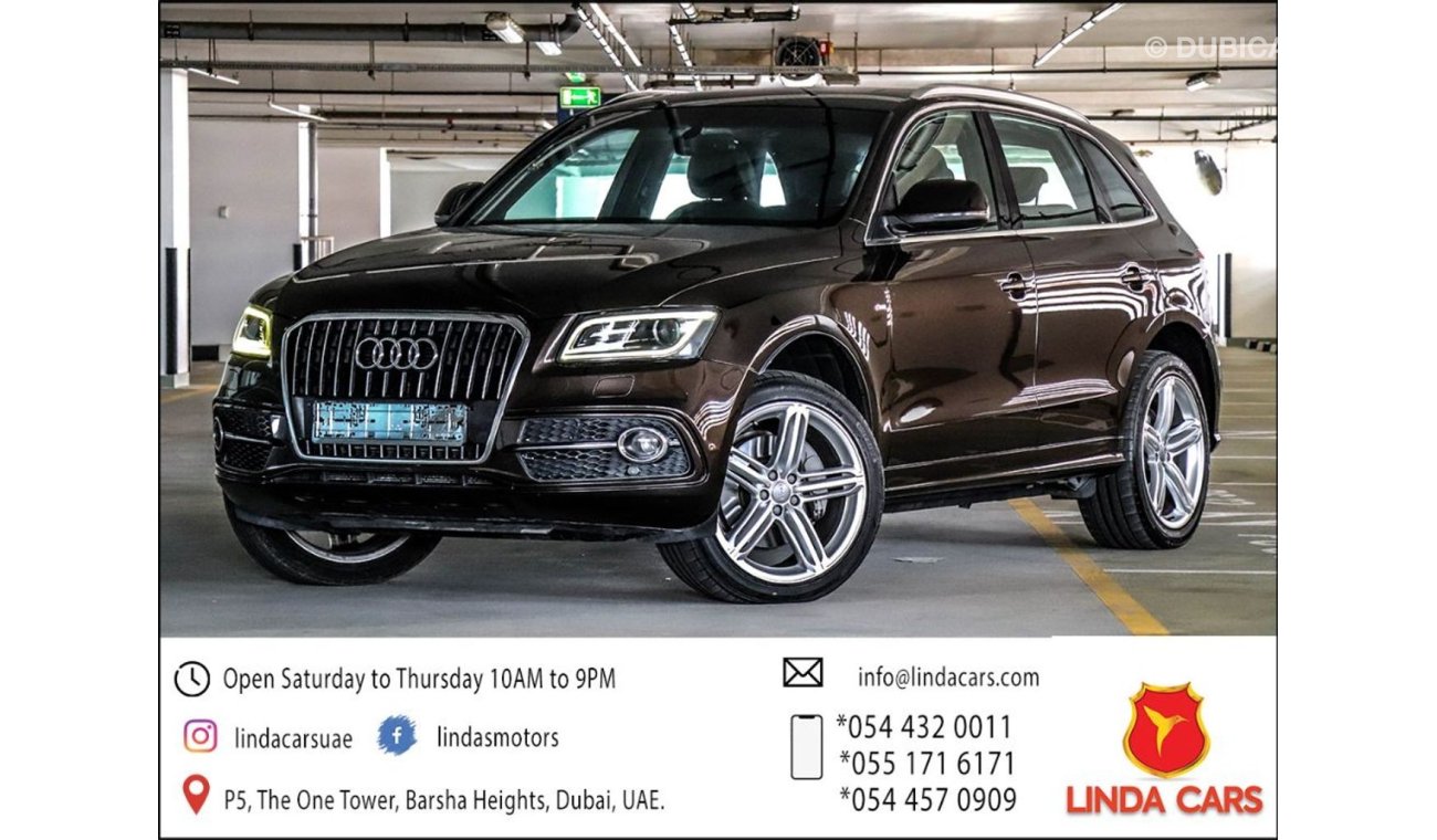 أودي Q5 Audi Q5 3.0L S-Line 2014 GCC under Warranty with Zero Down-Payment.