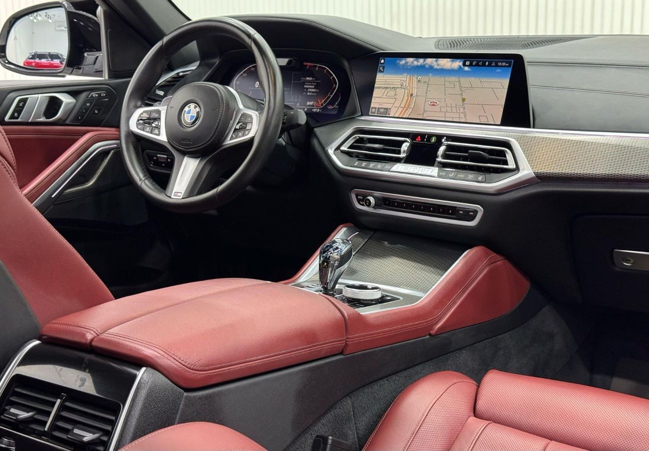 بي أم دبليو X6 40i M Sport 3.0L 2022 BMW X6 xDrive40i M-Kit, 2027 BMW Warranty + Service Pack, Fully Loaded, Low Km