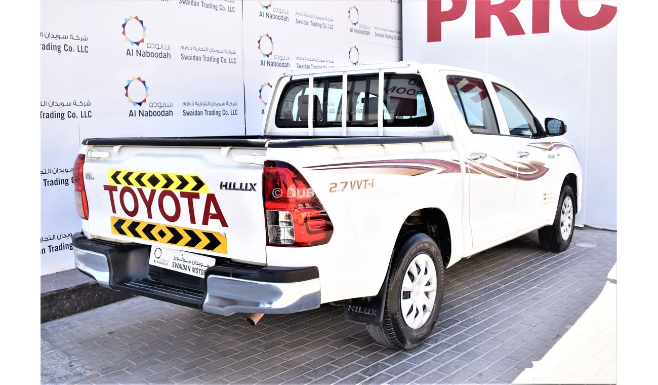 Toyota Hilux AED 1311 PM | 2.7L MT GL GCC WARRANTY