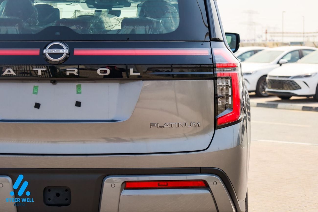 Nissan Patrol LE PLATINUM CITY 2026 | GCC | 3.5L V6 | AWD | 9AT | Red Interior | Height Control | Export only