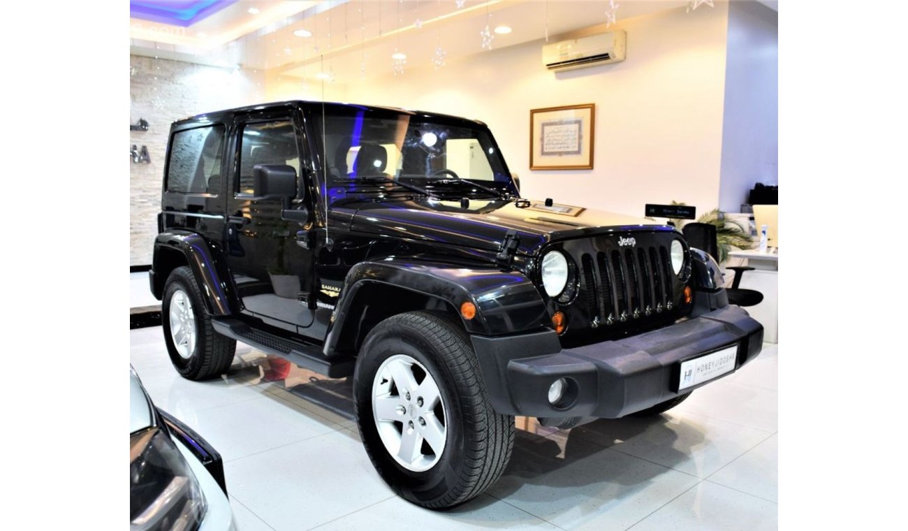 Jeep Wrangler AMAZING Jeep Wrangler SAHARA 2013 Model!! in Black Color! GCC Specs