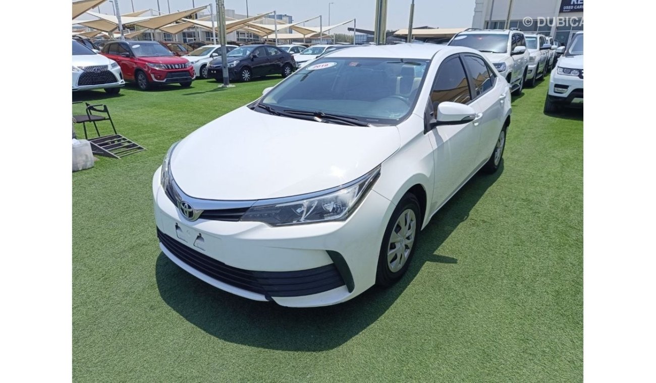 Toyota Corolla GLI Pre-owned Toyota Corolla for sale in Sharjah. White 2019 model, available at Rebou Najd Used Car