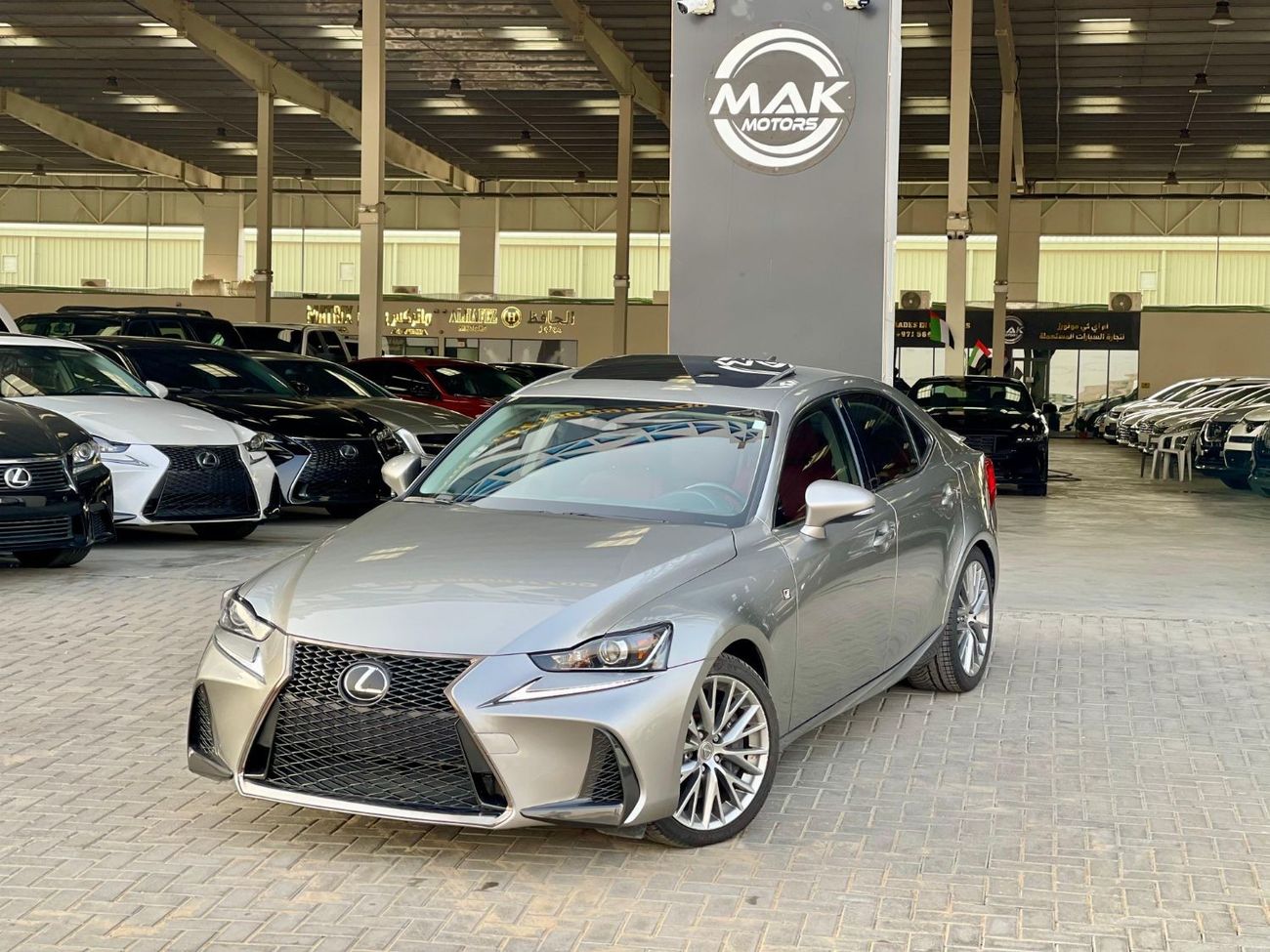 لكزس IS 350 F-Sport Platinum 3.5L IS 3.5L V6 / PLATINUM / CLEAN TITLE / 1290 AED MONTHLY