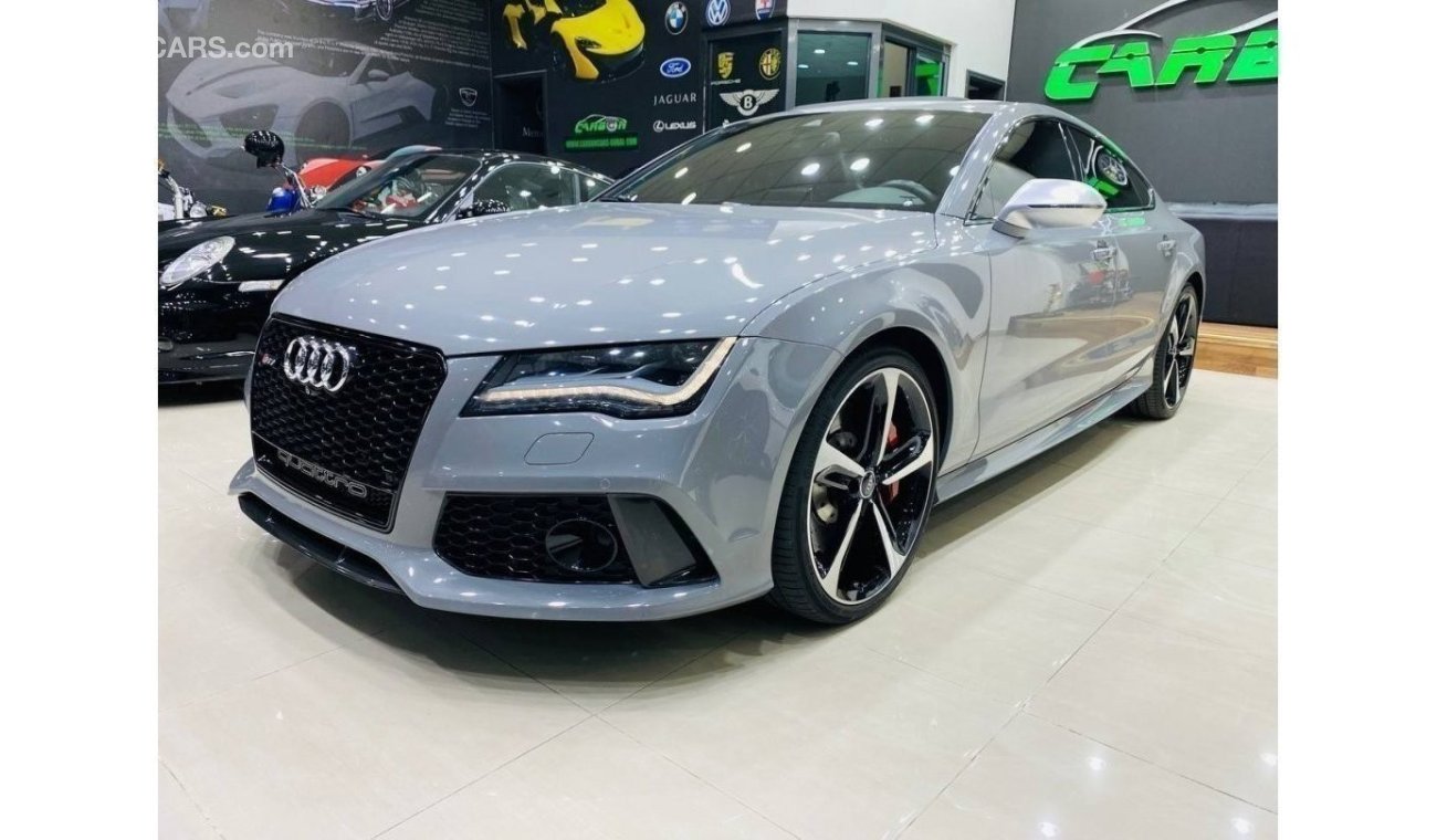 Audi RS7 EWB AUDI RS7 GCC IN AMAZING CONDTION WITH NARDO GRAY ORIGINAL COLOR  FOR 189K AED