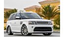 Land Rover Range Rover Sport Supercharged 2 Y Warranty! GCC - AED 1,897 PER MONTH - 0% DOWNPAYMENT