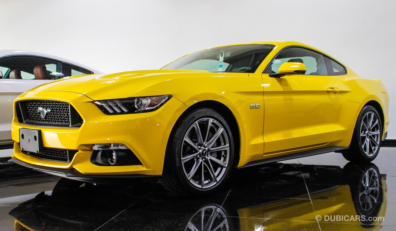 Ford Mustang GT Premium+, 5.0L V8, GCC Specs with 3Yrs or 100K km Warranty and 60K km Free Service at AL TAYER