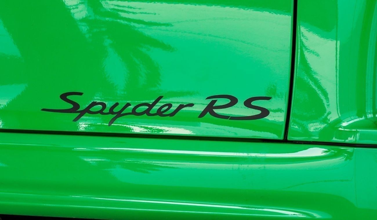 بورش 718 سبيدر RS PORSCHE 718 SPYDER WEISSACH GT4 RS, 2024, LIMITED EDITION 1 OF 500, ZERO KM
