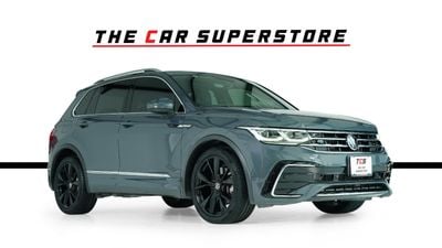 Volkswagen Tiguan R-LINE PLUS-GCC-Al Nabooda Full Service History-1 Owner-Leather Interior