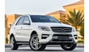 Mercedes-Benz ML 500 AMG - FREE 2 Years Warranty - AED 2,428 per month - 0% Downpayment
