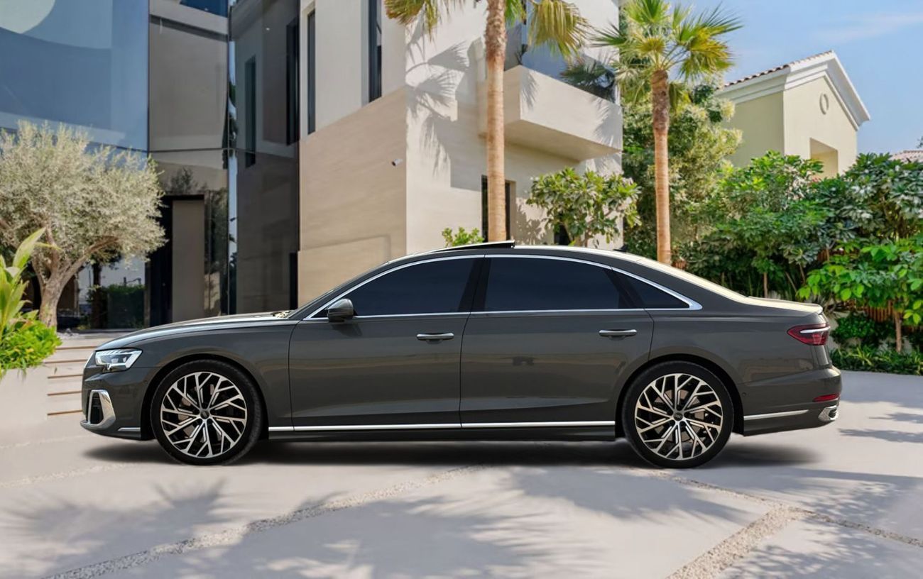 Audi A8 L 60 TFSI quattro 4.0L (454 HP) AED 6,280 P/M | 2024 | 5-Year Agency Warranty | Full Service History