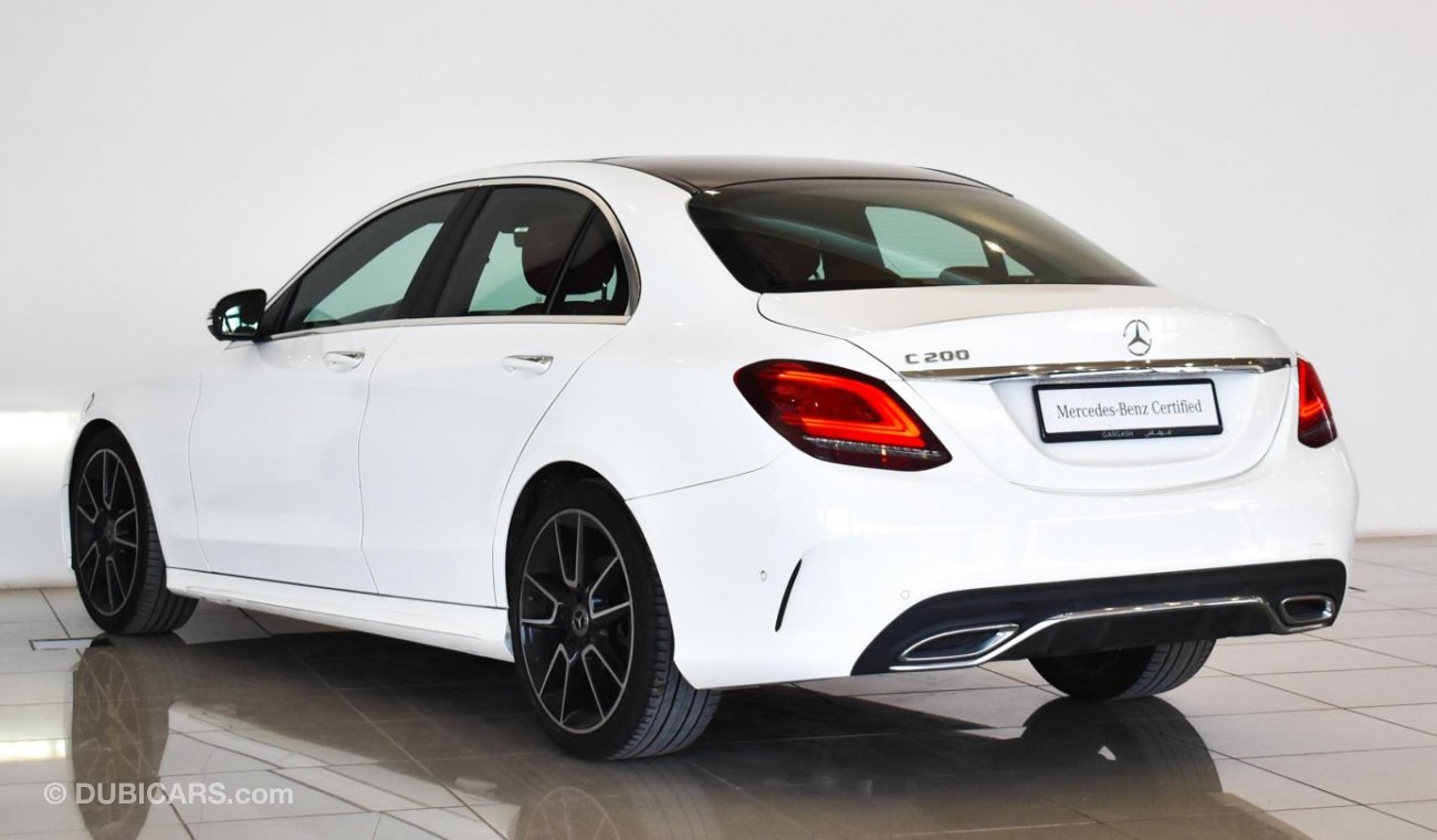 مرسيدس بنز C200 SALOON / Reference: VSB 31632 Certified Pre-Owned with up to 5 YRS SERVICE PACKAGE!!!