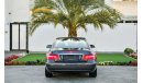 Mercedes-Benz E200 2 Y Warranty - GCC - AED 1,322 PER MONTH - 0% DOWNPAYMENT