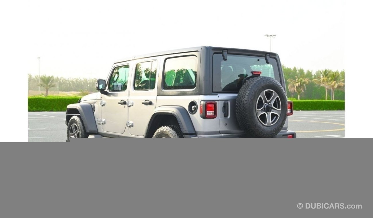 Jeep Wrangler AED 1,997/month 2019 | JEEP WRANGLER UNLIMITED | SPORT GCC | FULL JEEP SERVICE HISTORY | J33939