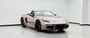 Porsche 718 Boxster STANDARD 2025 Porsche 718 Boxster, Porsche Warranty+Full Service History, GCC Specs.