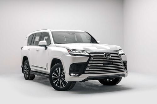 Lexus LX 500 3.3L Diesel - Sonic Quartz Inside Crimson | Export Only