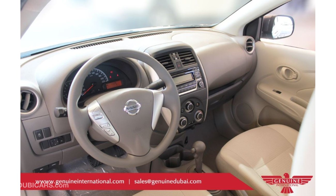 Nissan Sunny SV 1.5 with spoiler 2020 model available for export sales outside GCC.