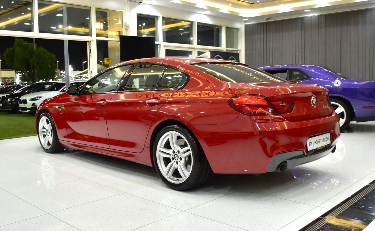 بي أم دبليو 640i EXCELLENT DEAL for our BMW 640i GranCoupe M-Kit ( 2016 Model ) in Red Color GCC Specs