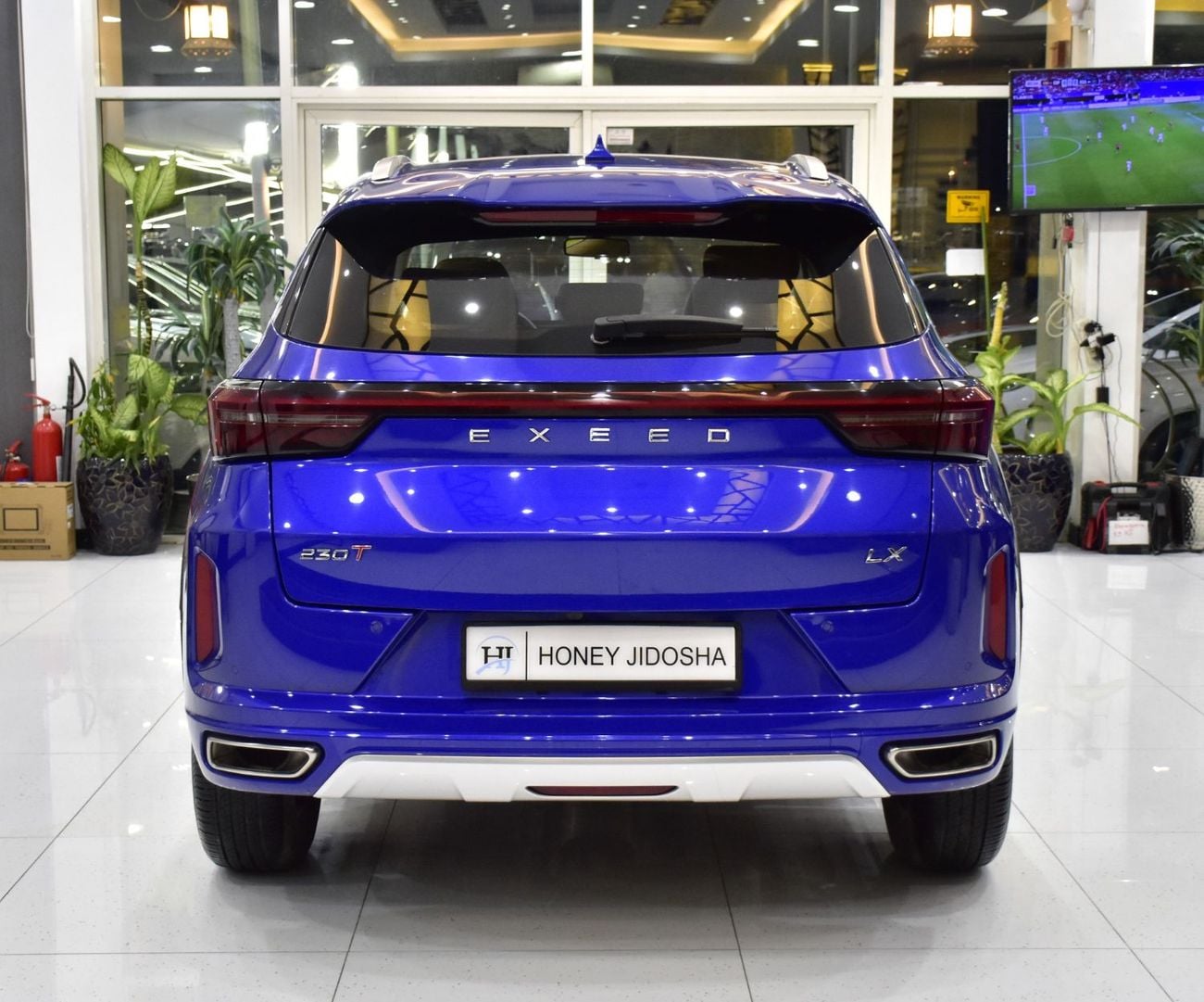 Exeed LX EXCELLENT DEAL for our Exeed LX 230T ( 2024 Model ) in Blue Color GCC Specs