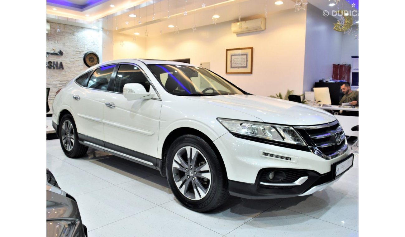 Honda Crosstour EXCELLENT DEAL for our Honda CrossTour 4WD TOURING 2013 Model!! in White Color! GCC Specs