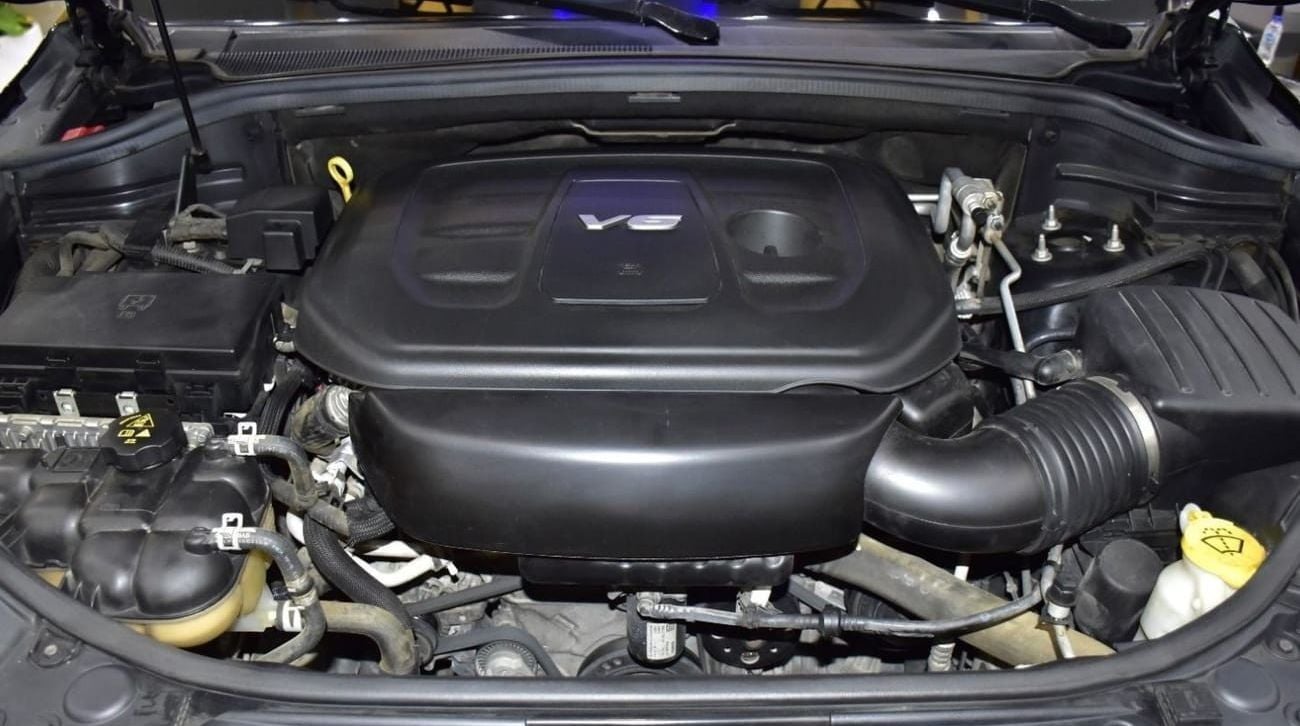 Jeep Grand Cherokee EXCELLENT DEAL for our Jeep Grand Cherokee Laredo 4x4 ( 2018 Model ) in Black Color GCC Specs