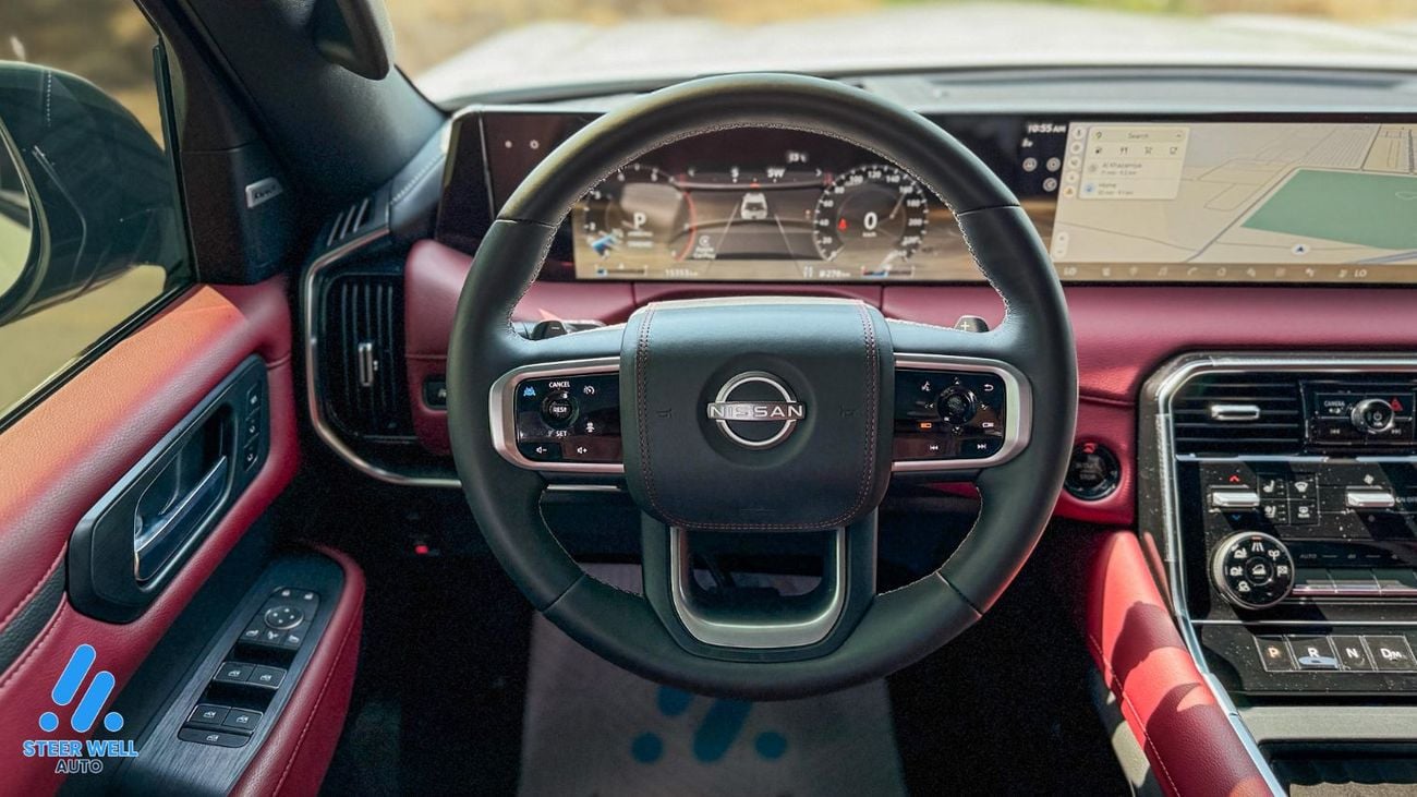 Nissan Patrol LE Titanium 3.5L LE Platinum 3.5 | White/Burgundy | Full Warranty | Luxury SUV