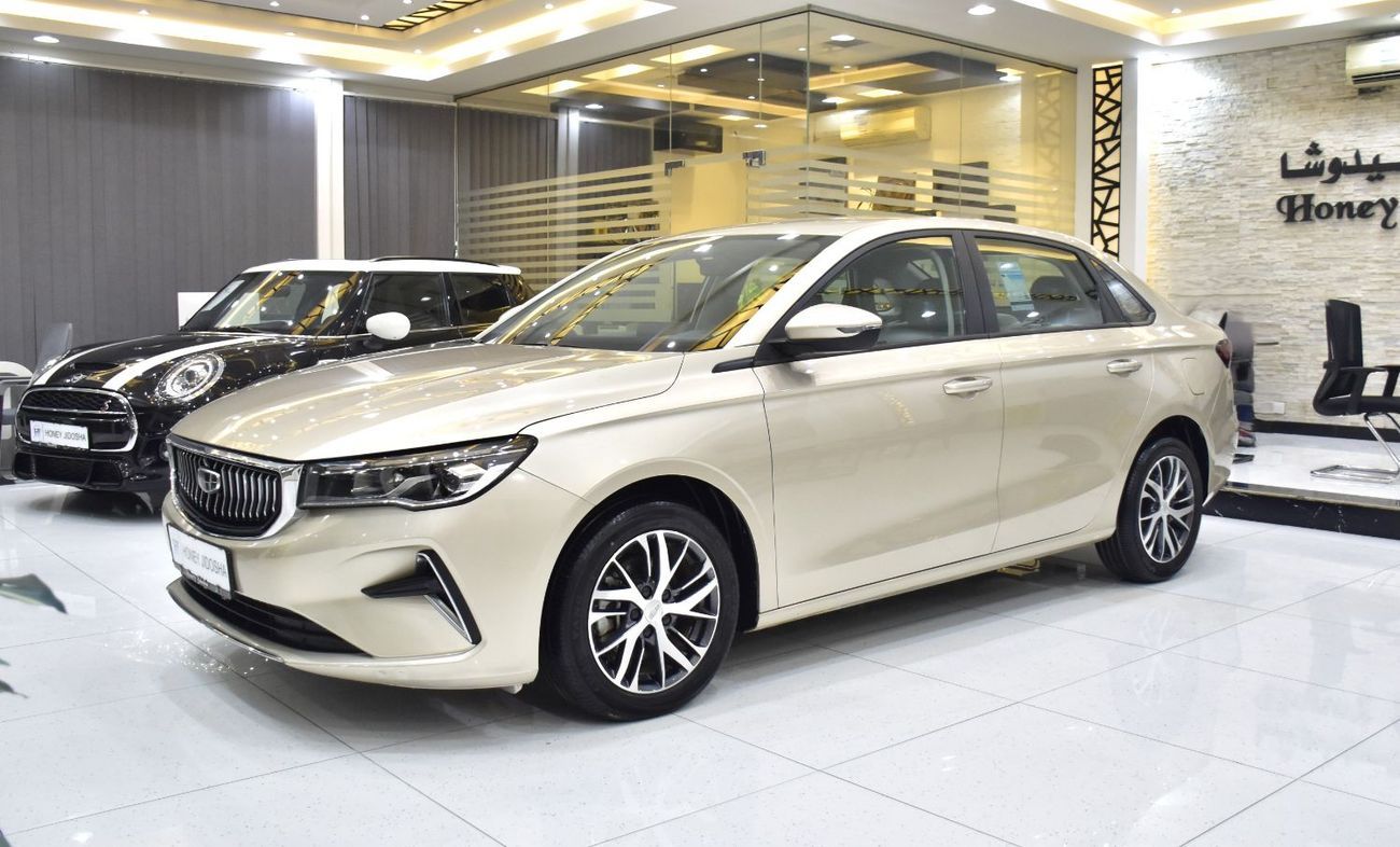 Geely Emgrand EXCELLENT DEAL for our Geely Emgrand 1.5L ( 2024 Model ) in Golden Color GCC Specs