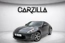 Nissan 370Z Std 3.7L (328 HP) A/T AED 2,302 P.M l 0% Downpayment l 370Z l 1 Owner l Excellent Condition