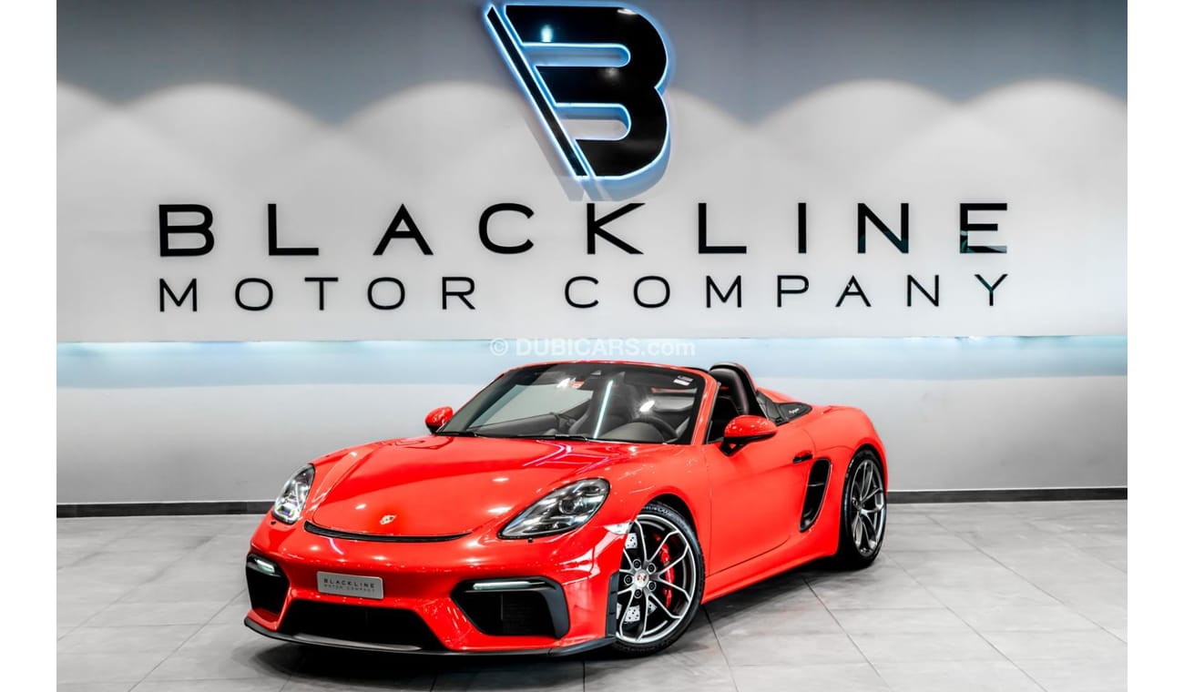 Porsche 718 Boxster 2020 Porsche 718 Spyder, Porsche Warranty + Service Contract, Low km, GCC