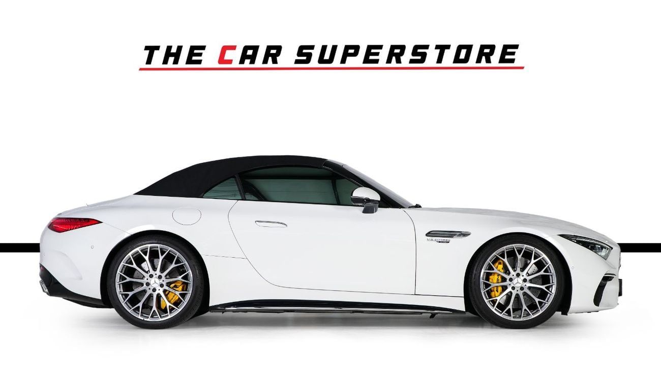 مرسيدس بنز SL 63 AMG 4 MATIC Plus-Low Mileage-Exclusive Color