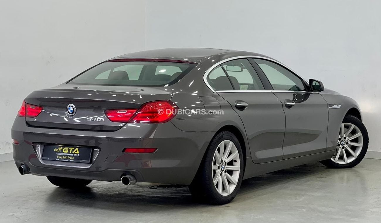 BMW 640i 2015 BMW 640i Gran Coupe, BMW Service History, Warranty, Low Mileage, GCC