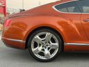 Bentley Continental Mulliner 6.0L Coupe Bentley Continental GT W12 2012 GCC Specs Full Service History in Low Mileage Sp