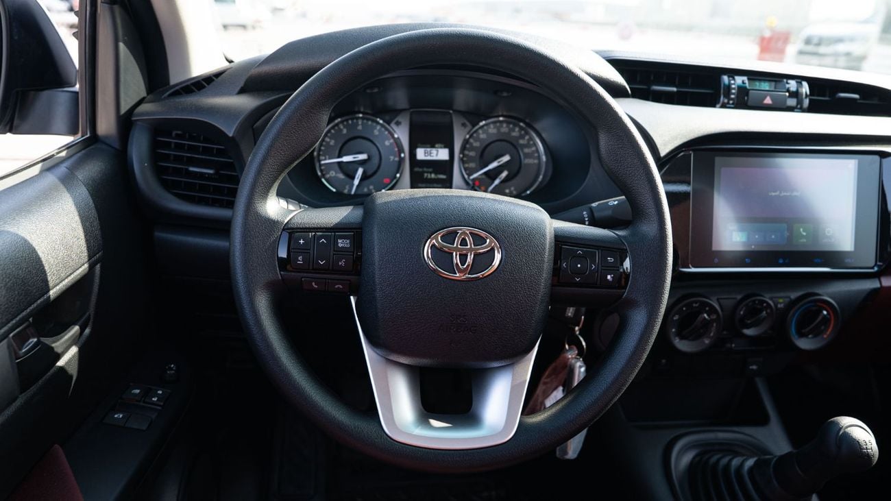 تويوتا هيلوكس 2025 Toyota Hilux Single Cab 2.7 - Super White Inside Red | Export Only