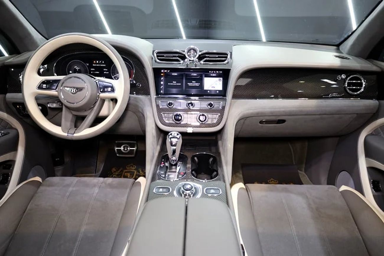 Bentley Bentayga Original Satin Grey Exterior, Akrapovic Exhaust, Carbon Interior, GCC Specs