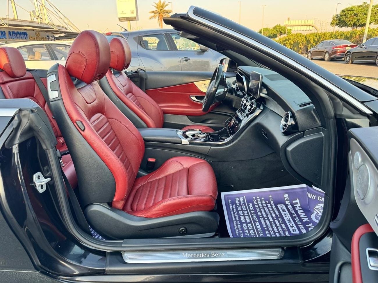Mercedes Benz C300 2017 AMG CONVERTIBLE 2.0 TURBO TOP OPTION CANADA SPEC