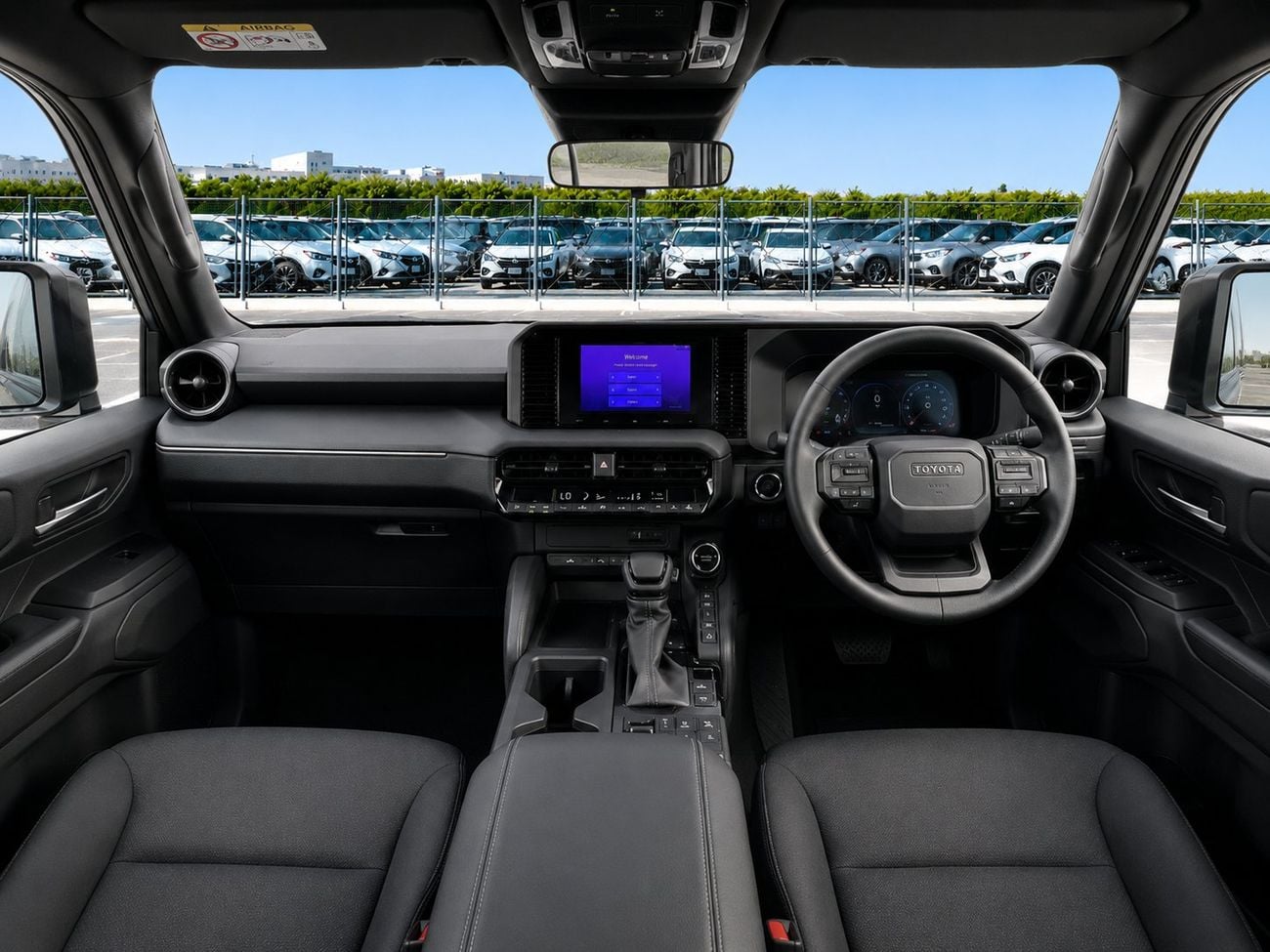 تويوتا برادو ECTAI0003 - RHD Toyota Prado AR-TX - 2.8L Diesel Auto - Grey - 2025