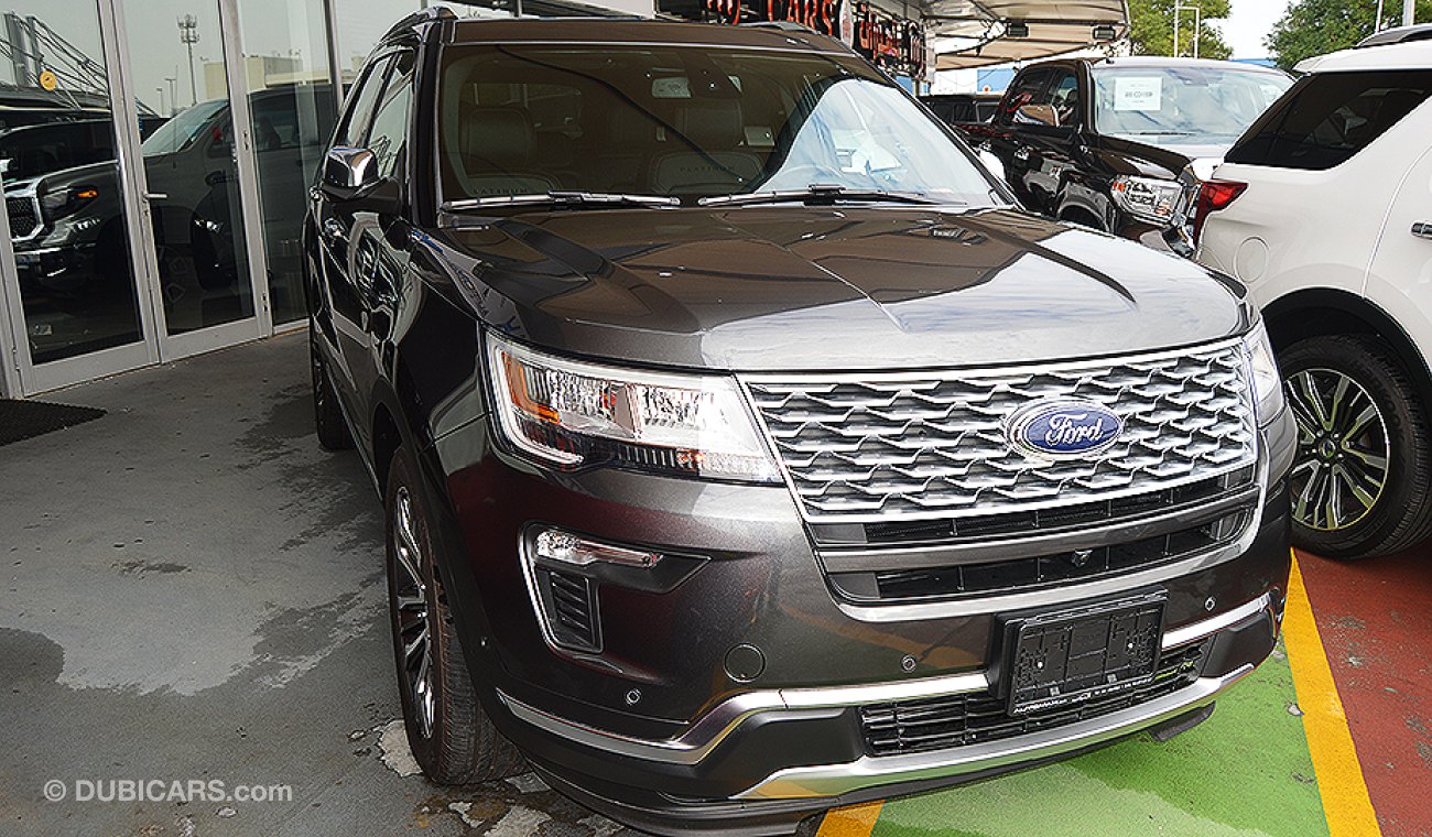 Ford Explorer Platinum Luxury Edition Ecoboost 4WD, 3.5-V6 GCC, 0km w/ 3Years or 100K km WTY + 3 Years SERV